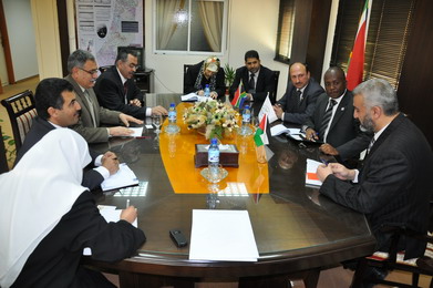 The Secretary of the First Bureau of South Africa for PNA visits IUG